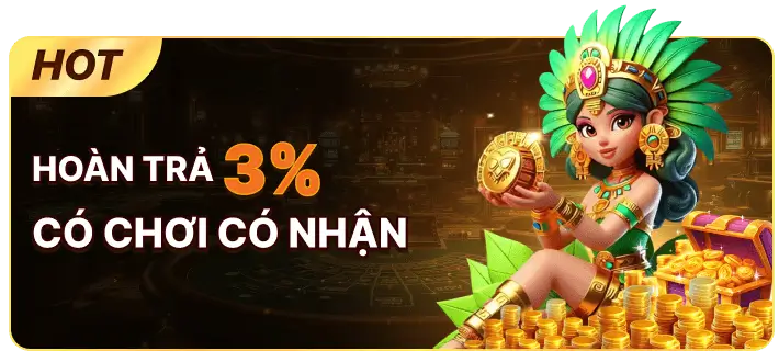 N1884 Hoàn trả tối đa 3% không giới hạn mỗi ngày